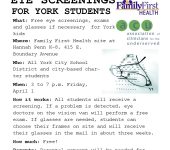 Eye screening for York students
